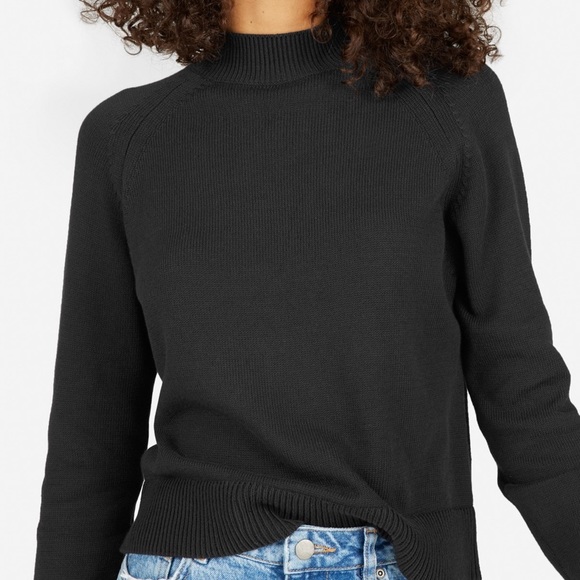 Everlane Sweaters - Everlane The Cotton Mockneck Crop